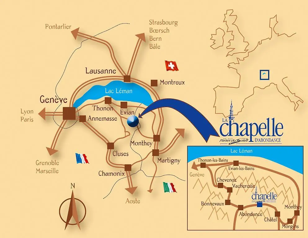 Bed & Breakfast Chambres D'Hotes L'Escalade La Chapelle-d'Abondance